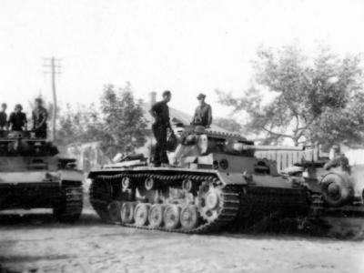 Panzer III with long 50mm gun
