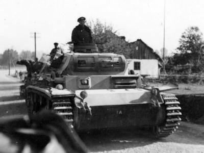 PzKpfw III frontal view