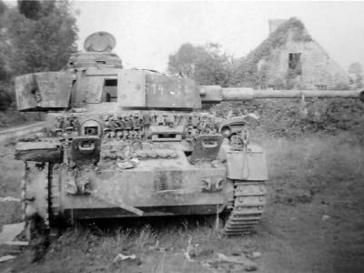 Abandoned Pz.Kpfw. IV number 514