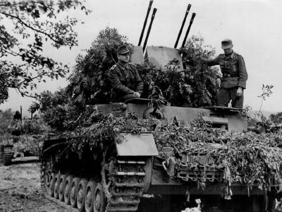 German Flakpanzer IV Wirbelwind