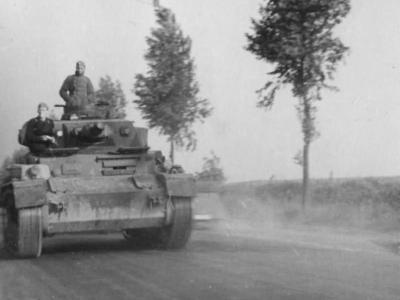 Panzer IV Ausf C on road