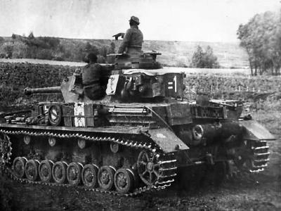Pz.Kpfw IV ausf F 2 rear