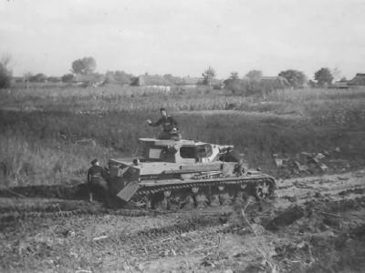 Panzer IV in mud