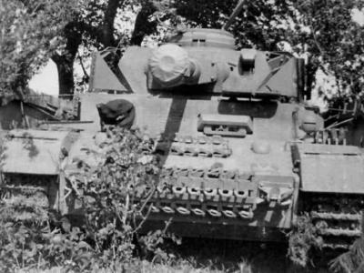 Panzer IV of Fallschirm Panzer Division 1. Hermann Göring in Italy 1944 front