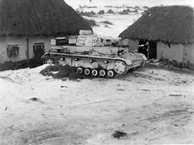 Pz.Kpfw IV during winter operations on the Eastern Front