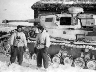 Panzerkampfwagen IV winter camouflage Ostpreussen 1944