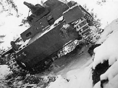 Panzerkampfwagen IV Ausf D wwii tank winter