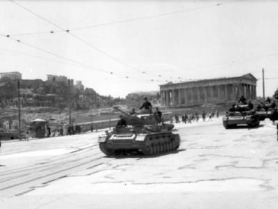 Athens Panzer IV tanks 2