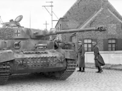 Panzer IV number 615 Western Front