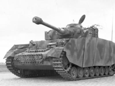 Panzer IV with schurzen Western front