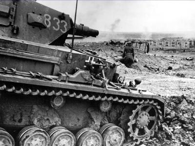 Panzer IV number 833 of the 14th Panzer Division (Wehrmacht)