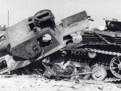 knocked out Panzer IV 5