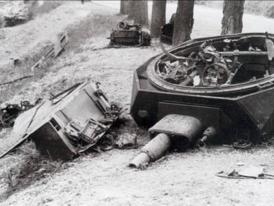 Panzer IV turret destroyed 67