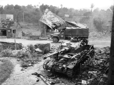 Destroyed Panzer IV France 1944