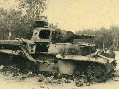 Panzer IV ausf C destroyed 39