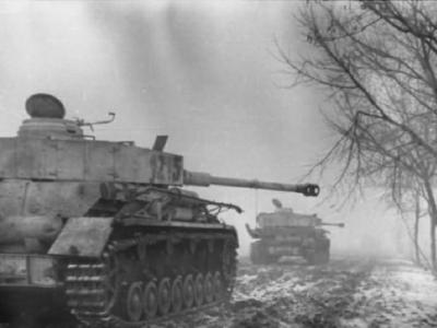 Panzer IV Ausf H tanks, Russia Winter 1944