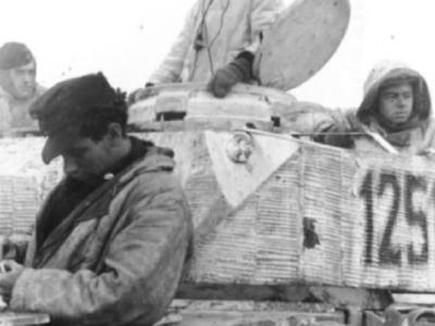 Panzer IV tank zimmerit winter camo 1251