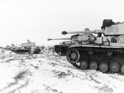 Panzer IV tanks eastern front winter
