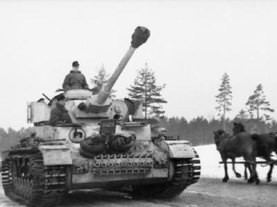Panzer IV Winterketten, winter camo Eastern Front 1944