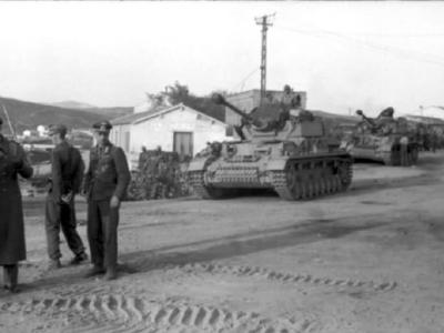 Panzer IV tanks Sardinia Palau Marina