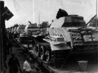Panzer II Ausf J VK 1601 trainload