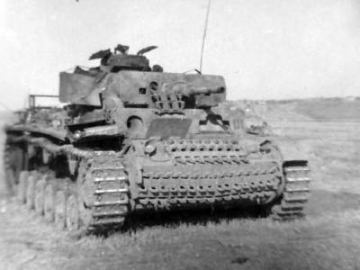 Destroyed Totenkopf Division Panzer III Ostfront