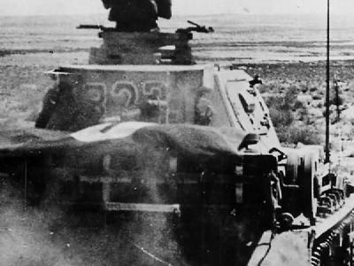 German Panzer III of 5th Light Division DAK Libya 1941