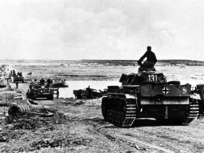 Panzer III 125 and 131 of the 24 panzer division