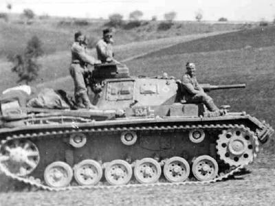 Panzer III code 534 of the 2nd Panzer Division