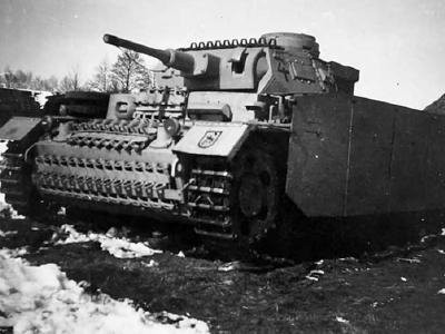 Panzer III Ausf J 4 with Schurzen