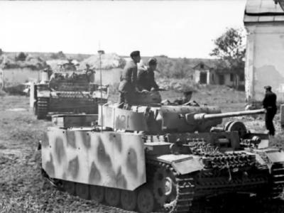 German WWII tank Panzer III ausf M 4