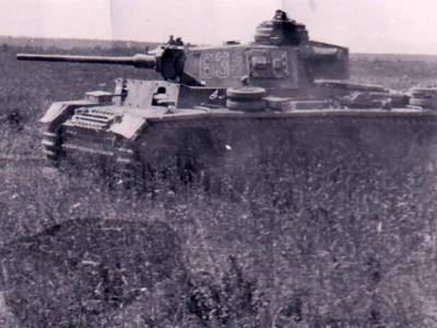 Panzer III ausf M tactical number 632