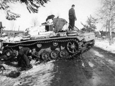 Panzer III maintenance