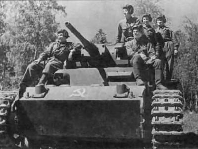 Panzer III russian tank