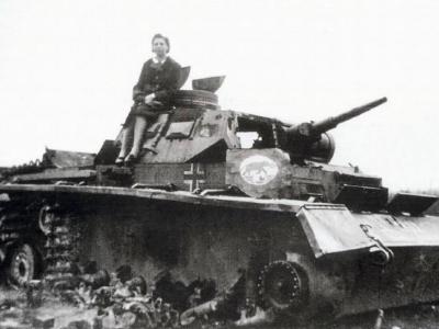 Panzer III tank Destroyed 4