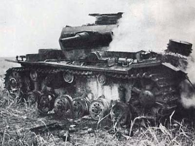 Panzer III tank destroyed 69