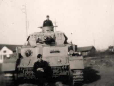 Panzer IV Ausf. A tank, front view