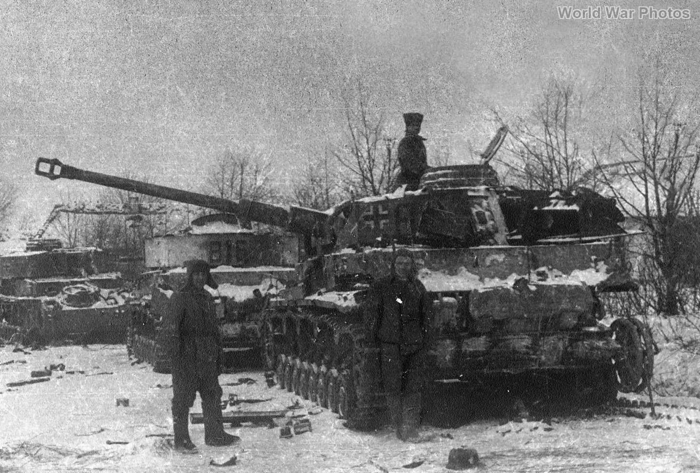 Captured Panzer IV Ausf H Eastern Front | World War Photos