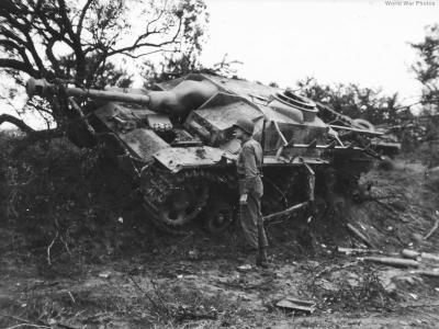 Abandoned StuG Ausf G Luneville 28 September 1944