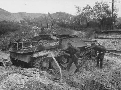 Destroyed StuG 40
