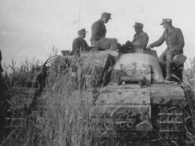 StuG 40 with concrete armor