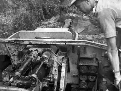 StuG 40 interior
