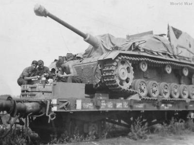StuG 40 rail