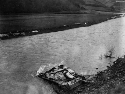 Wrecked StuG at Welchenhausen 7 February 1945