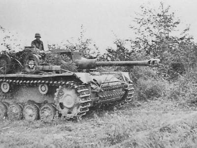 German assault gun StuG 40 Ausf F