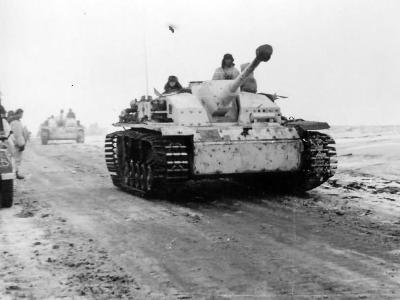StuG 40 winter camo and winterketten