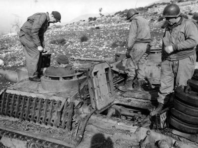 Captured StuG III Ausf G in Italy