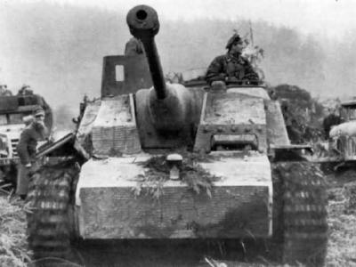 Sturmgeschutz III with zimmerit