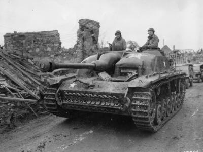 concrete armor on American StuG Ausf G