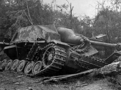 German assault gun StuG IV France